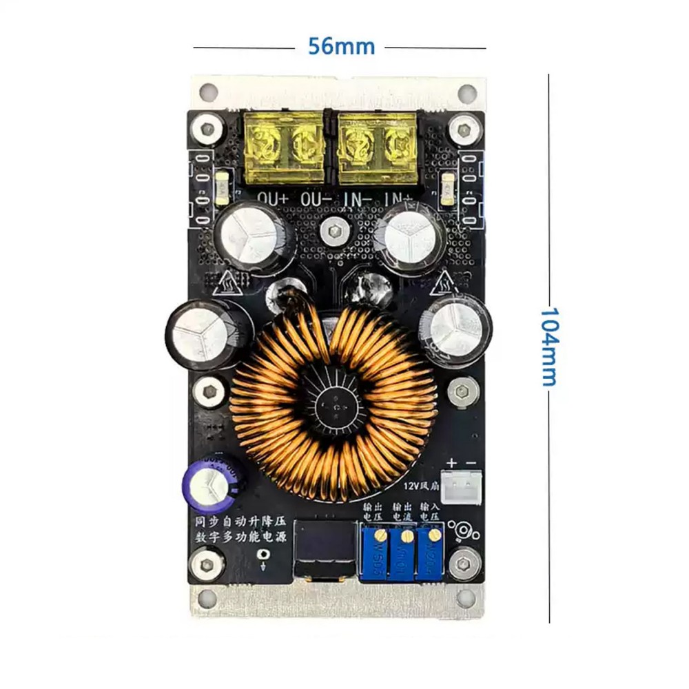 1000W 25A Buck Boost Converter - Step Down Dc Power Supply Module 1000W recensie en prijs